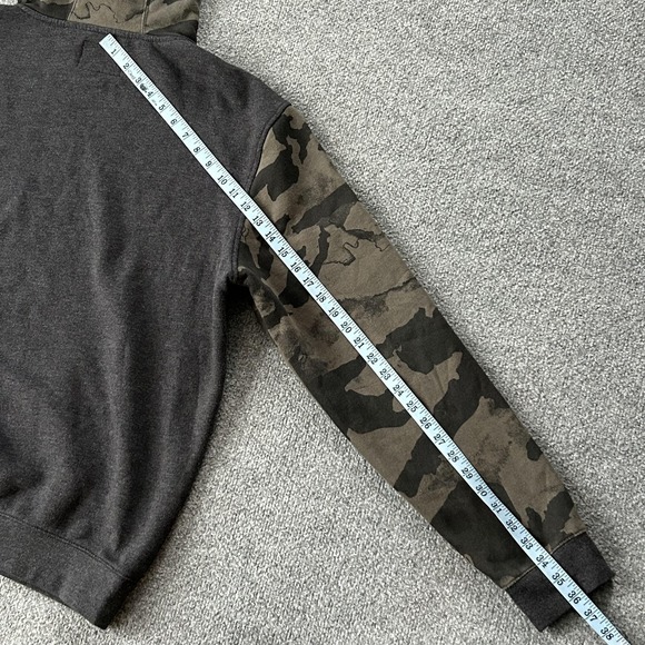 Fox Racing Hoodie Mens XL Gray Camo Pullover Moto Graphic Fleece Sweatshirt - Picture 9 of 11